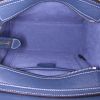Borsa a tracolla Celine Luggage in pelle martellata blu - Detail D3 thumbnail