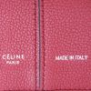 Bolso de mano Céline Tri-Fold en cuero granulado color burdeos - Detail D3 thumbnail
