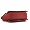 Bolso de mano Céline Tri-Fold en cuero granulado color burdeos - Detail D4 thumbnail