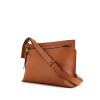 Loewe shoulder bag in brown grained leather - 00pp thumbnail