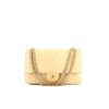 Chanel Vintage handbag in beige quilted leather - 360 thumbnail
