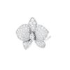Sortija Cartier Caresse d'Orchidées modelo grande en oro blanco y diamantes - 00pp thumbnail