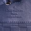 Louis Vuitton America's Cup backpack in blue Cobalt checkerboard print leather - Detail D3 thumbnail