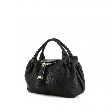 Borsa Fendi Spy in pelle nera