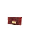Bolsito de mano Dolce & Gabbana en piel de pitón roja - 00pp thumbnail