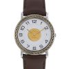 Reloj Hermes Sellier de acero y oro chapado Circa  1988 - 00pp thumbnail