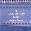 Borsa da viaggio Louis Vuitton Keepall 45 in pelle Epi blu - Detail D4 thumbnail