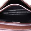 Prada shoulder bag in brown leather saffiano - Detail D2 thumbnail