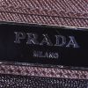Prada shoulder bag in brown leather saffiano - Detail D3 thumbnail