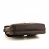 Prada shoulder bag in brown leather saffiano - Detail D4 thumbnail