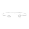 Open Messika My Twin size S bangle in white gold and diamonds - 00pp thumbnail