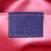 Gucci GG Marmont mini shoulder bag in blue quilted velvet - Detail D4 thumbnail