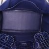 Hermes Birkin 30 cm handbag in navy blue niloticus crocodile - Detail D2 thumbnail