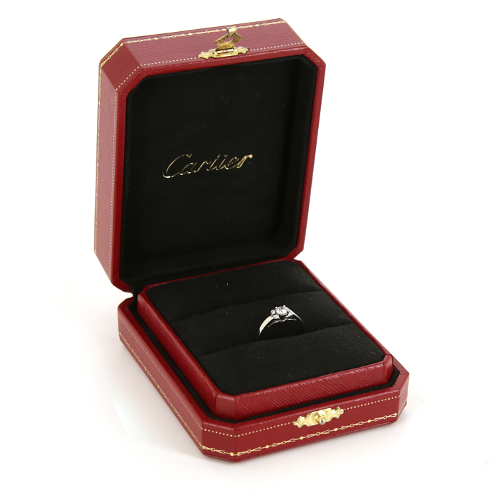 Cartier Ballerine ring in platinium and diamonds - Detail D2