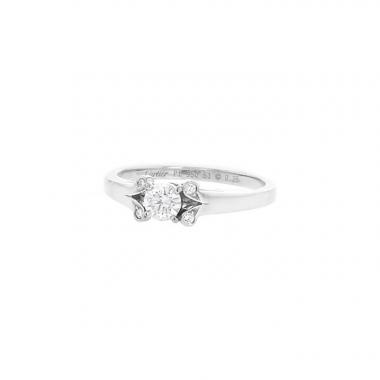 Sortija Cartier Ballerine en platino y diamantes