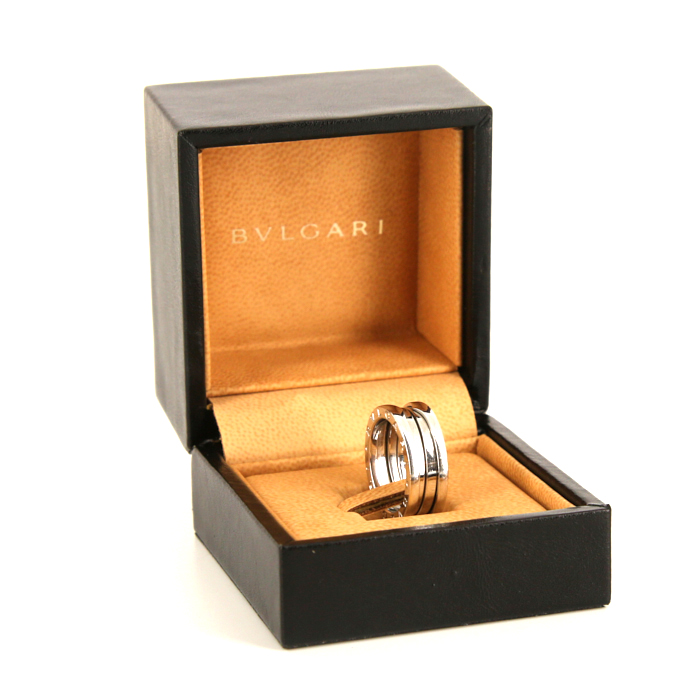 Bulgari B.Zero1 medium model ring in white gold, size 53 - Detail D2