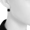 Pomellato Capri pendants earrings in white gold,  diamonds and onyx - Detail D1 thumbnail