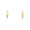 Mikimoto earrings in yellow gold and cultured pearls - 00pp thumbnail