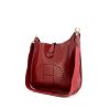 Hermes Evelyne small model shoulder bag in red H box leather - 00pp thumbnail