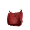 Hermes Evelyne small model shoulder bag in red togo leather - 00pp thumbnail