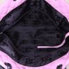 Shopping bag Chanel Cambon in pelle trapuntata rosa e nera - Detail D2 thumbnail
