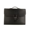 Hermès Sac à dépêches briefcase in black epsom leather - 360 thumbnail