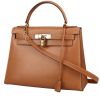 Hermès  Kelly 28 cm handbag  in natural box leather - 00pp thumbnail