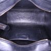 Borsa a tracolla Céline Luggage Nano in pelle bianca e pitone nero - Detail D3 thumbnail