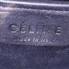 Bolso bandolera Céline Luggage Nano en cuero blanco y piel de pitón negra - Detail D4 thumbnail