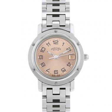 Montre Hermes Clipper en acier Ref :  CL4.210 Vers  2000