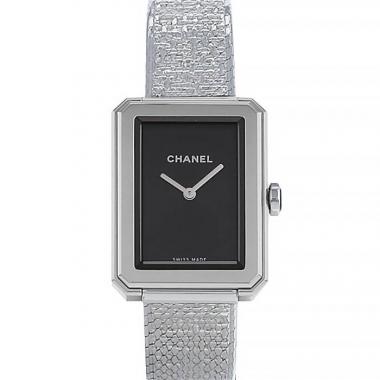 Chanel Boyfriend Tweed  small model watch in stainless steel Circa  2014