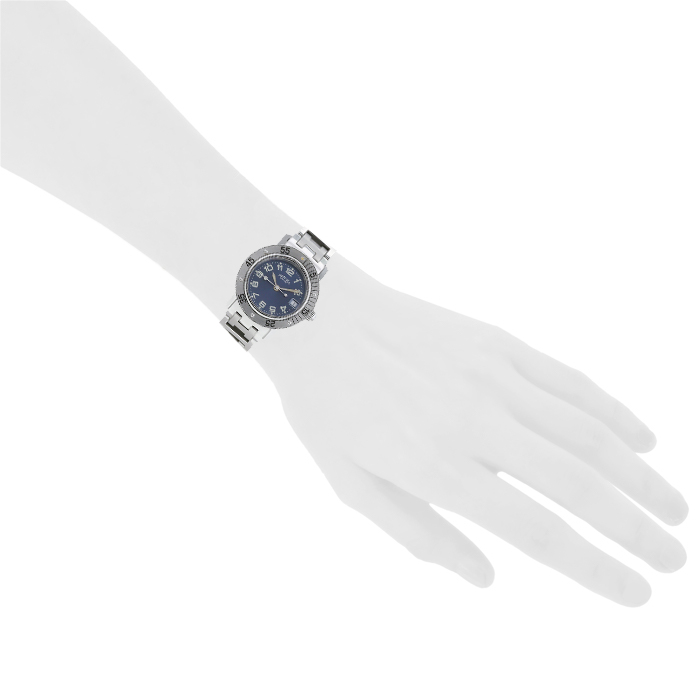 Hermes Clipper watch in stainless steel Ref:  CL5.210 Circa  2000 - Detail D1