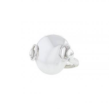 Hermès Mors ring in silver