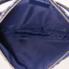 Dior Saddle pouch in blue monogram canvas Oblique and blue leather - Detail D2 thumbnail