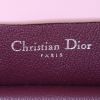 Bolso Cabás Dior Open Bar en cuero granulado color burdeos - Detail D4 thumbnail