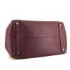 Dior Open Bar shopping bag in burgundy grained leather - Detail D5 thumbnail