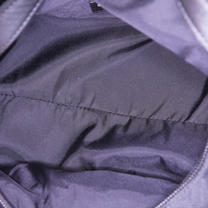 Vanity Chanel Vanity en tissu monogram noir et cuir noir - Detail D2