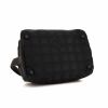 Chanel Vanity vanity case in black monogram canvas and black leather - Detail D4 thumbnail
