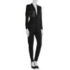 Sac porté épaule ou main Chanel Timeless jumbo en tweed noir et blanc - Detail D1 thumbnail