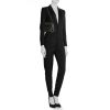 Sac porté épaule ou main Chanel Timeless jumbo en tweed noir et blanc - Detail D2 thumbnail