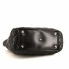 Dior Dior Soft shopping bag in black leather - Detail D4 thumbnail
