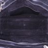 Saint Laurent Rive Gauche handbag in black grained leather - Detail D3 thumbnail