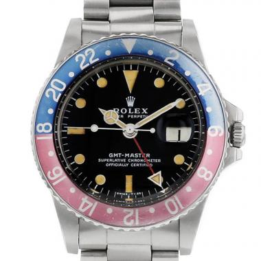 Montre Rolex GMT-Master en acier Ref : 1675 Vers 1977