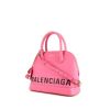 Balenciaga Ville Top Handle handbag in pink leather - 00pp thumbnail