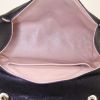 Chloé June shoulder bag in black and grey leather - Detail D2 thumbnail