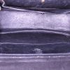 Bolso de mano Gucci Bamboo en charol negro y bambú - Detail D2 thumbnail