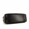 Shopping bag Gucci Bamboo in tela monogram nera e pelle nera - Detail D4 thumbnail