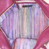 Bolso de mano Renaud Pellegrino en cuero granulado violeta - Detail D2 thumbnail