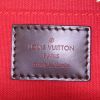 Borsa Louis Vuitton Ribera modello piccolo in tela cerata con motivo a scacchi ebano e pelle marrone - Detail D3 thumbnail