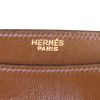 Sac bandoulière Hermès Sandrine en cuir box marron - Detail D3 thumbnail